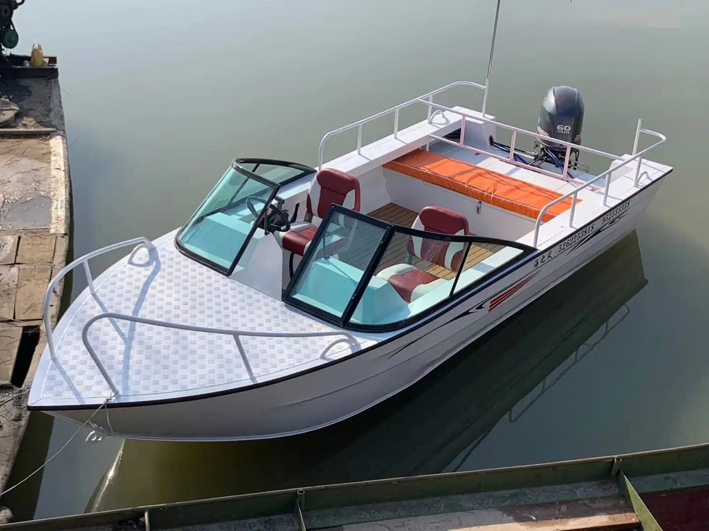KAIP Luxury Aluminum Yacht 5.2 - огляд і ціна Fishing Boat Fiberglass