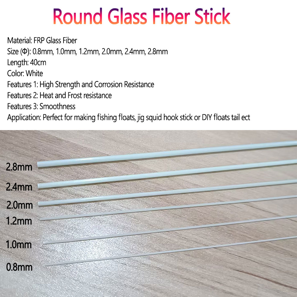 Bimoo 10/20pcs 0.8mm~2.8mm Rou - огляд і ціна Fishing Boat Fiberglass