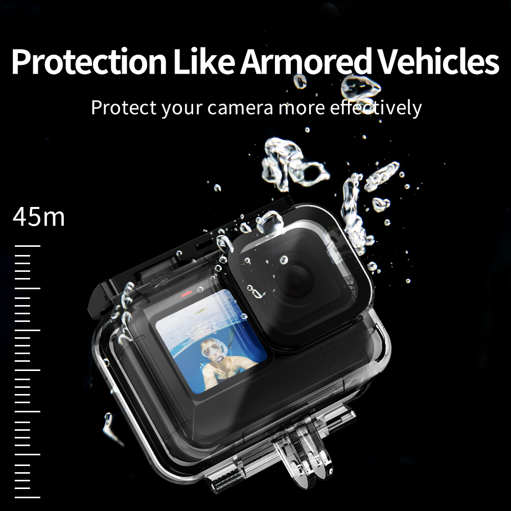 TELESIN 60M Waterproof Housing - огляд і ціна Fishing Boat Cover