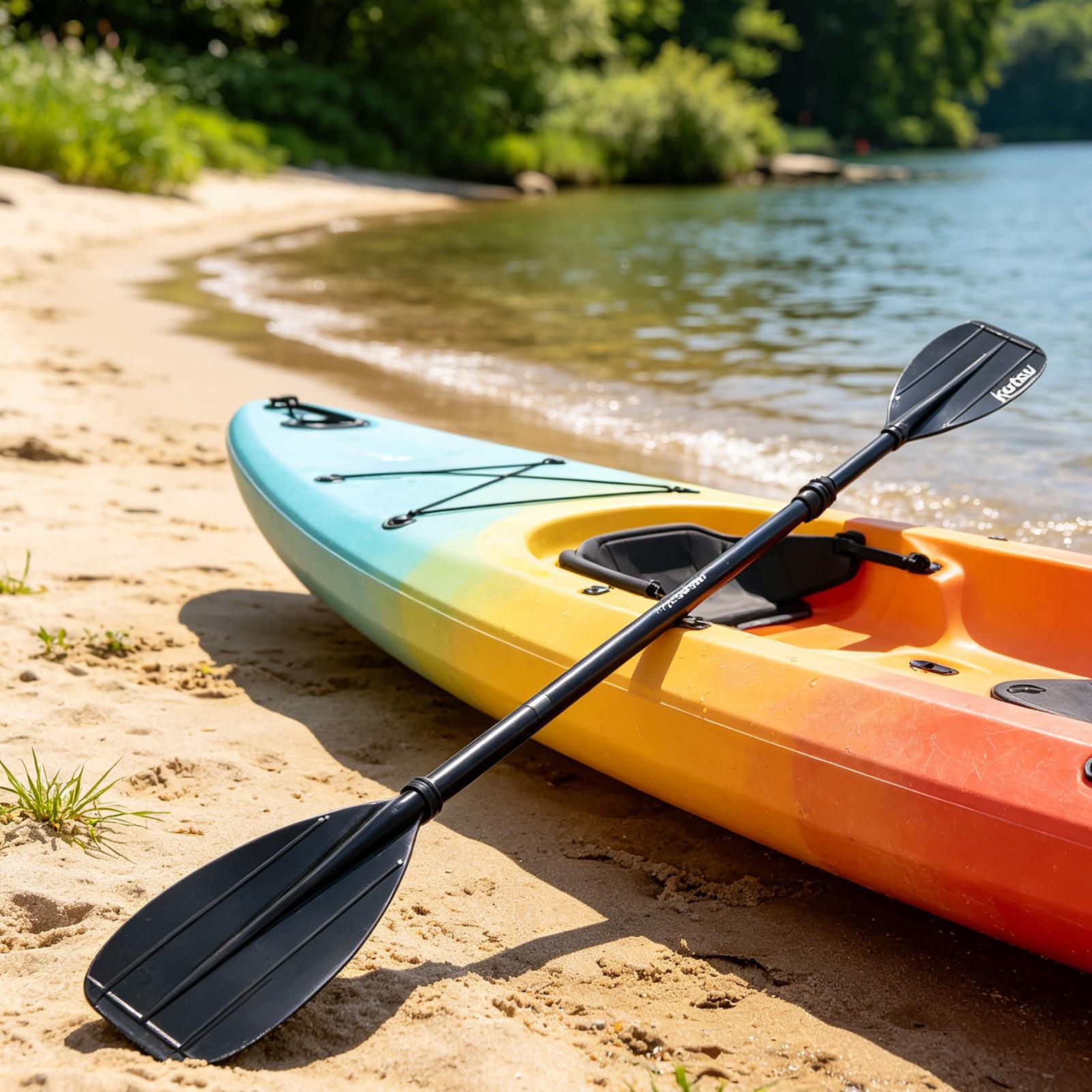 2-Section Carbon Fiber Kayak P - огляд і ціна Fishing Boat Paddle