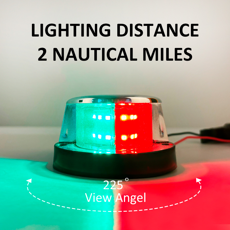 12V LED Marine Navigation Ligh - огляд і ціна Fishing Boat Navigation Light