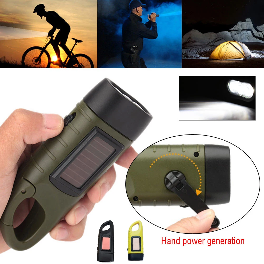 LED Flashlight Hand Crank Sola - огляд і ціна Fishing Boat Navigation Light