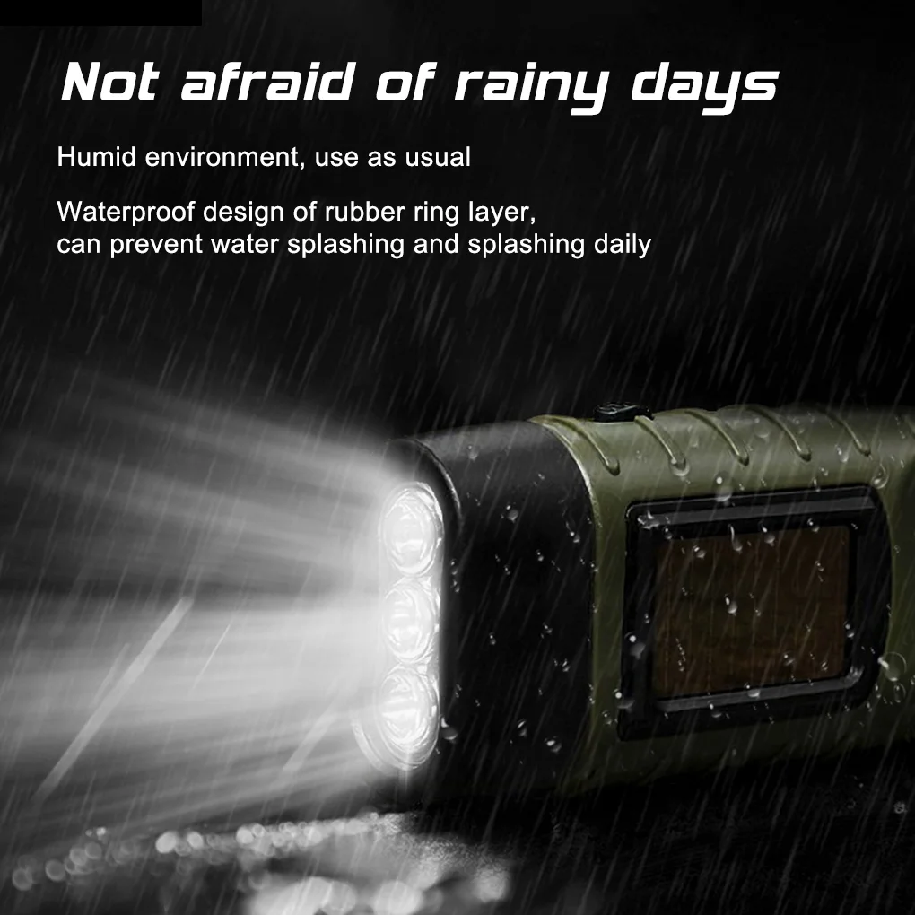 LED Flashlight Hand Crank Sola - огляд і ціна Fishing Boat Navigation Light